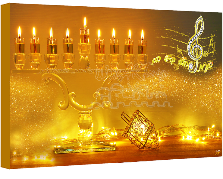 JEWISH HOLIDAY ART~Chanukah Holy Lights~