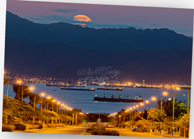ISRAEL ART~Eilat by Red Sea Coast, Southern Israel~