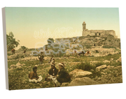VINTAGE JERUSALEM~1885-1905 Tomb Nabi Samuel~
