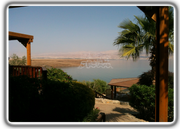 ISRAEL ART~Cozy Retreat Dead Sea Overlooking Jordan~