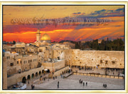JUDAICA WAILING WALL ART~My Home Of Prayer To All Nations~