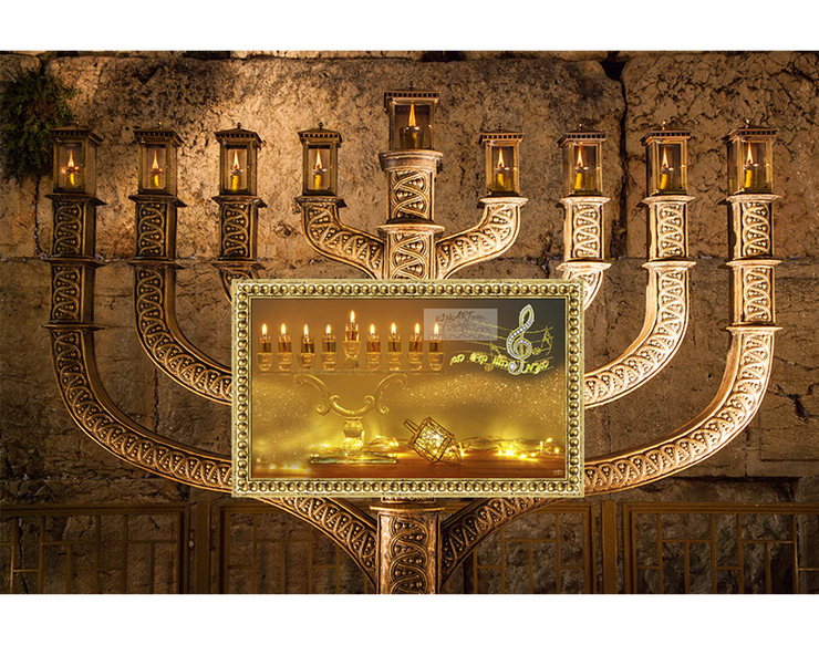 JEWISH HOLIDAY ART~Chanukah Holy Lights~