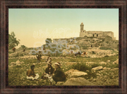 VINTAGE JERUSALEM~1885-1905 Tomb Nabi Samuel~