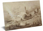 VINTAGE JERUSALEM ART~Ancient Jerusalem Walls~