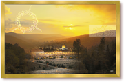 MIRRORED GOLD ON 3/4 INCH CANVAS